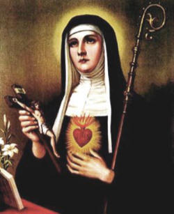 Wednesday's lesson was about St. Gertrude the Great (1256-1301 or 1302), 'the only woman of Germanic descent to be called 'the Great,'' he noted, 'because of her cultural and evangelical stature.' Wednesday's lesson was about St. Gertrude the Great (1256-1301 or 1302), 'the only woman of Germanic descent to be called 'the Great,'' he noted, 'because of her cultural and evangelical stature.'
