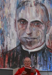 Priest Georg Haefner became the fourth member of the fold who perished in the concentration camps to be raised to the honors of the altar. Priest Georg Haefner became the fourth member of the fold who perished in the concentration camps to be raised to the honors of the altar.