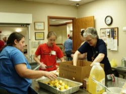 Volunteers work side-by-side with the Sisters of Bon Secours to assist the poor of innercity Baltimore by serving in a soup kitchen, women's resource center, a community garden and within senior housing. Volunteers work side-by-side with the Sisters of Bon Secours to assist the poor of innercity Baltimore by serving in a soup kitchen, women's resource center, a community garden and within senior housing.