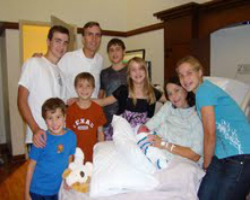Lisa Matl with husband Peter and their 7 beautiful children Lisa Matl with husband Peter and their 7 beautiful children