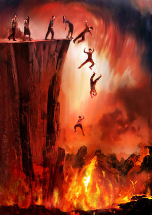 Leap into Hell. Leap into Hell.