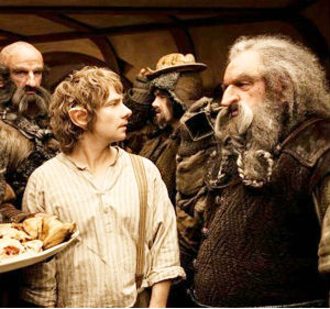 'The Hobbit' is the first in a planned trilogy by director Jackson, who previously mined box office gold with his 'Lord of the Rings' series, likewise based on the books of fantasy author J. R. R. Tolkien. 'The Hobbit' is the first in a planned trilogy by director Jackson, who previously mined box office gold with his 'Lord of the Rings' series, likewise based on the books of fantasy author J. R. R. Tolkien.