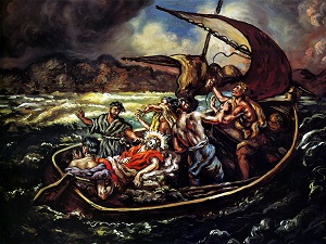 The apostles were anxious in the boat because they were paying more attention to the waves and to the winds around them than to the presence of Jesus with in the boat. The same thing happens with us. We need to focus more on Christ than on our problems. This is the mark of a life of faith. Jesus turns to us in the midst of whatever hardship we are experiencing and says, 'Why are you terrified, O you of little faith?' The apostles were anxious in the boat because they were paying more attention to the waves and to the winds around them than to the presence of Jesus with in the boat. The same thing happens with us. We need to focus more on Christ than on our problems. This is the mark of a life of faith. Jesus turns to us in the midst of whatever hardship we are experiencing and says, 'Why are you terrified, O you of little faith?'