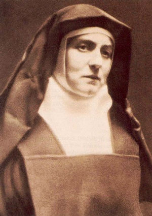St. Teresia Benedicta a Cruce, Edith Stein, Catholic feminist, philosopher and martyr of Auschwitz: Throughout her life, Edith never renounced or denounced her Jewish identity. Rather, as demonstrated in her memoir, her participation in Jewish customs at home, her letter to the Pope and in her correspondences, she spoke of her Jewish roots as intrinsic to her self-identification, to her views and even to aspects of her vocation St. Teresia Benedicta a Cruce, Edith Stein, Catholic feminist, philosopher and martyr of Auschwitz: Throughout her life, Edith never renounced or denounced her Jewish identity. Rather, as demonstrated in her memoir, her participation in Jewish customs at home, her letter to the Pope and in her correspondences, she spoke of her Jewish roots as intrinsic to her self-identification, to her views and even to aspects of her vocation