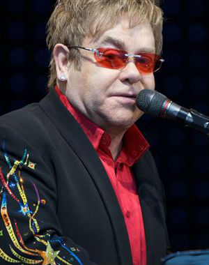 The 66-year-old Elton John has been a highly visible proponent for homosexual equivalency. The 66-year-old Elton John has been a highly visible proponent for homosexual equivalency.