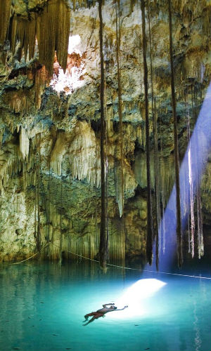 The cave is called 'Voronya' in Russia, which means 'crow's cave.' Kiev cavers gave it that nickname during the Eighties due to the number of crows nesting in the entrance pit. The cave is called 'Voronya' in Russia, which means 'crow's cave.' Kiev cavers gave it that nickname during the Eighties due to the number of crows nesting in the entrance pit.