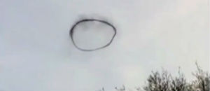 This mysterious ring lasted for about three minutes in the air before dissipating, according to the eyewitness. This mysterious ring lasted for about three minutes in the air before dissipating, according to the eyewitness.