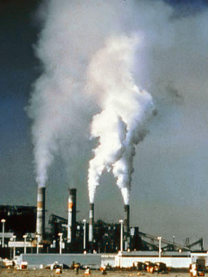 The smog in Asia, it must be noted is caused by more than just the burning of fossil fuels - it's comprised of nitrogen oxides, methane and other volatile organic compounds that combine to produce ozone. The smog in Asia, it must be noted is caused by more than just the burning of fossil fuels - it's comprised of nitrogen oxides, methane and other volatile organic compounds that combine to produce ozone.