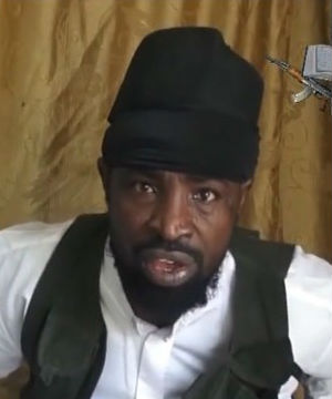 A screengrab taken on March 24 from a video shows a man claiming to be the leader of Boko Haram, Abubakar Shekau A screengrab taken on March 24 from a video shows a man claiming to be the leader of Boko Haram, Abubakar Shekau