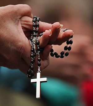 Praying the rosary deepens our faith, and strengthens us agains evil.