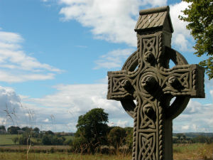 The ruins of Monasterboice are the remains of an early, fifth century Christian settlement. The ruins of Monasterboice are the remains of an early, fifth century Christian settlement.