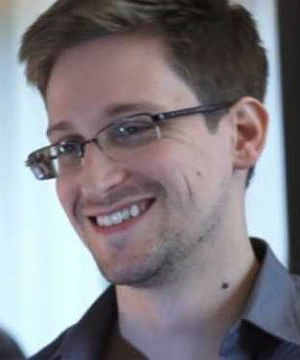 'U.S. government policy directed by the NSA ... is now making a choice, a binary choice, between security of our communications and the vulnerability of our communications,' Edward Snowden said. 'U.S. government policy directed by the NSA ... is now making a choice, a binary choice, between security of our communications and the vulnerability of our communications,' Edward Snowden said.