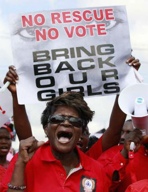 'The abduction of eight more girls in Nigeria is an outrage and a worsening nightmare for the girls themselves and for the families of the more than 200 girls who have been stolen from their communities in the last several weeks,' UNICEF said in a statement. 'The abduction of eight more girls in Nigeria is an outrage and a worsening nightmare for the girls themselves and for the families of the more than 200 girls who have been stolen from their communities in the last several weeks,' UNICEF said in a statement.