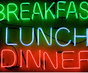 Some doctors say that restricting mealtimes for diabetics to strictly breakfast and lunch can be more effective than eating, smaller regular meals. Some doctors say that restricting mealtimes for diabetics to strictly breakfast and lunch can be more effective than eating, smaller regular meals.