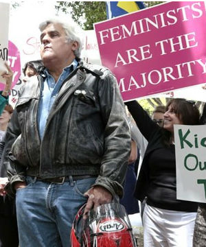 Former Tonight Show host Jay Leno joined the protests against the current ownership of the iconic Beverly Hills Hotel. Former Tonight Show host Jay Leno joined the protests against the current ownership of the iconic Beverly Hills Hotel.