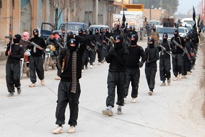 The triumphant Islamists paraded proudly through the destruction which was left in their destructive wake. They waved the black flag bearing the Islamic script which is their rallying symbol in their fanatical commitment to building an Islamic Caliphate. To state that is also not to overreact, it is to state a fact. The ease with which the Islamists took Mosul discloses the weakness of the forces seeking to prevent their plan to enforce their brand of Islam by the sword. The triumphant Islamists paraded proudly through the destruction which was left in their destructive wake. They waved the black flag bearing the Islamic script which is their rallying symbol in their fanatical commitment to building an Islamic Caliphate. To state that is also not to overreact, it is to state a fact. The ease with which the Islamists took Mosul discloses the weakness of the forces seeking to prevent their plan to enforce their brand of Islam by the sword.