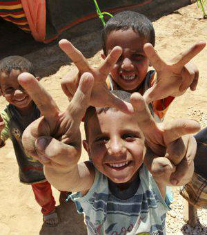 Even more tragically, The United Nations notes that 50 percent of the world's displaced are children. Even more tragically, The United Nations notes that 50 percent of the world's displaced are children.