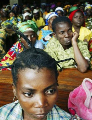 More than half of the women surveyed had been gang-raped, by up to 10 men in some cases. More than half of the women surveyed had been gang-raped, by up to 10 men in some cases.