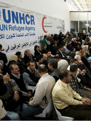 Up to 300,000 people were seeking safety north of Mosul in Erbil and Dohuk, which are areas struggling to cope with an influx of refugees from neighboring Syria. Up to 300,000 people were seeking safety north of Mosul in Erbil and Dohuk, which are areas struggling to cope with an influx of refugees from neighboring Syria.