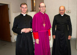 Father Kenneth Walker (right) and Father Joseph Terra (left), were attacked during a burglary of their church on Wednesday. Father Kenneth Walker (right) and Father Joseph Terra (left), were attacked during a burglary of their church on Wednesday.