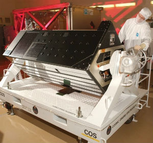 A $70 million instrument, the Cosmic Origins Spectrograph, designed by the University of Colorado Boulder and installed on the Hubble Space Telescope was used in the research. A $70 million instrument, the Cosmic Origins Spectrograph, designed by the University of Colorado Boulder and installed on the Hubble Space Telescope was used in the research.