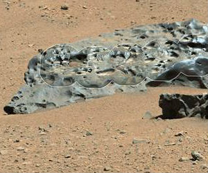 NASA has now published the combined image. A preliminary analysis has been made of what the meteorite is made from. NASA has now published the combined image. A preliminary analysis has been made of what the meteorite is made from.