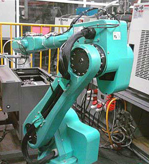 The machines that were introduced in 2011, known as 'Foxbots' were part of a larger effort to help offset increasing labor costs. The machines that were introduced in 2011, known as 'Foxbots' were part of a larger effort to help offset increasing labor costs.