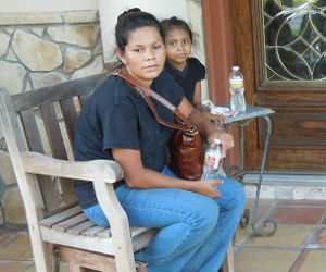 The Texas Border Volunteers group regularly rescues border crossers who walk to the point of dehydrated exhaustion, and some turn up on their doorsteps. The Texas Border Volunteers group regularly rescues border crossers who walk to the point of dehydrated exhaustion, and some turn up on their doorsteps.