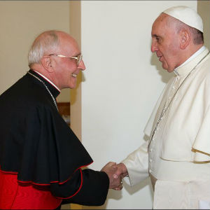 Cardinal Filoni spoke to the Pope last week. The cardinal had just arrived at the Vatican following a visit to Iraq on August 13-20 as Francis' envoy to besieged minorities there. Cardinal Filoni spoke to the Pope last week. The cardinal had just arrived at the Vatican following a visit to Iraq on August 13-20 as Francis' envoy to besieged minorities there.