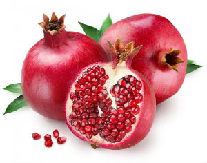 Pomegranates contain the chemical punicalagin, a form of a chemical compound known as polyphenol, which may help to prevent the inflammation that destroys brain cells known as micrologia. Pomegranates contain the chemical punicalagin, a form of a chemical compound known as polyphenol, which may help to prevent the inflammation that destroys brain cells known as micrologia.