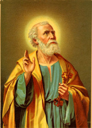 St. Peter goes from being enlightened by the Father, to being deceived by Satan. St. Peter goes from being enlightened by the Father, to being deceived by Satan.