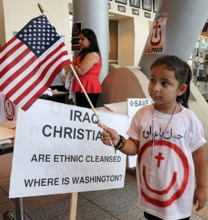 Nearly 1,000 more gathered at Mother of God Chaldean Catholic Church in Southfield later that day for a prayer vigil led by Chaldean Bishop Francis Kalabat. Nearly 1,000 more gathered at Mother of God Chaldean Catholic Church in Southfield later that day for a prayer vigil led by Chaldean Bishop Francis Kalabat.