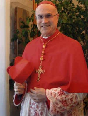 The Vatican's at-the-time Secretary of State Tarcisio Bertone ordered the investment in Lux Vide SpA. He said the company shared the Holy See's 'lofty goal of evangelization.' The Vatican's at-the-time Secretary of State Tarcisio Bertone ordered the investment in Lux Vide SpA. He said the company shared the Holy See's 'lofty goal of evangelization.'