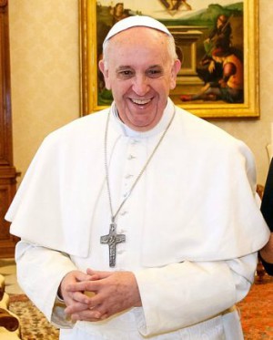 Pope Francis is the first pope to visit Rome's Anglican church. Pope Francis is the first pope to visit Rome's Anglican church.