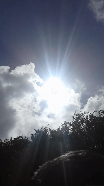 Thousands of people witnessed a Miracle of the
                  Sun above Knock, Ireland on June 10.