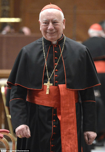 Cardinal Francesco Coccopalmerio owns the apartment where his secretary lives and hosted a gay orgy. Cardinal Francesco Coccopalmerio owns the apartment where his secretary lives and hosted a gay orgy.