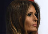 Image of Melania Trump read The Lord's Prayer and was met with immediate backlash.