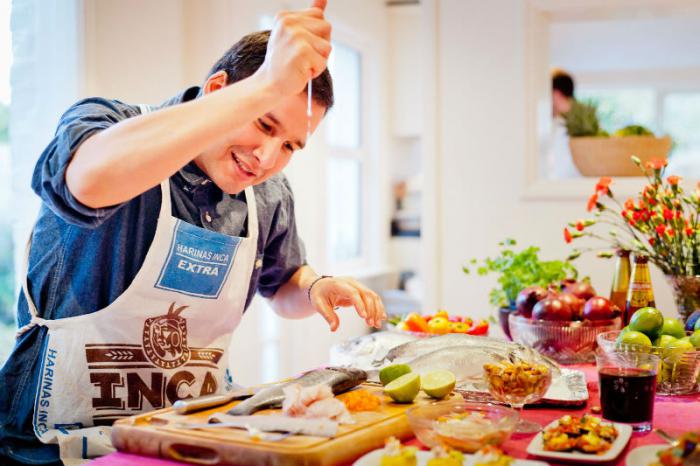 Man in kitchen. Man in kitchen.