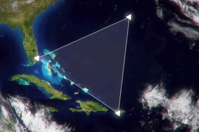 The Bermuda Triangle is an area between the island of Bermuda, the Bahamas and Florida. 