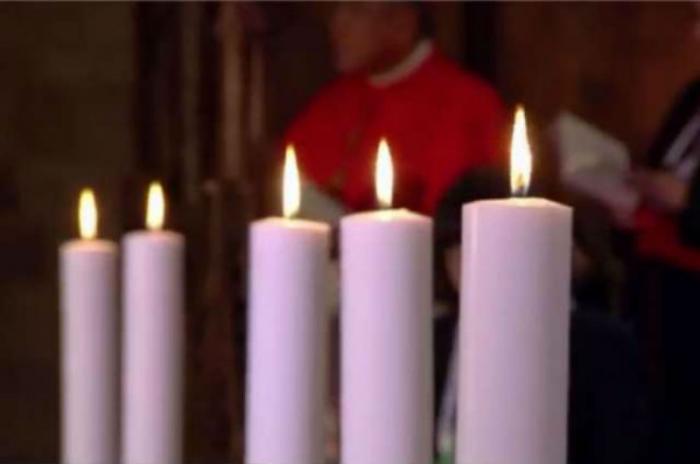 Candles burn at an Oct. 31, 2016 ecumenical prayer service in Lund, Sweden.
