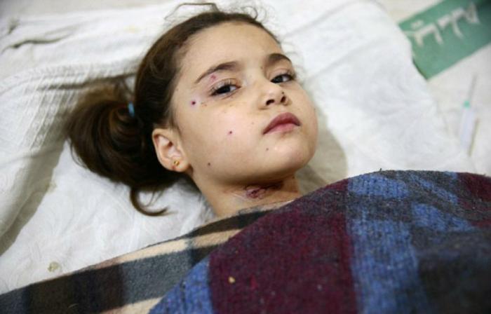 Some children were left shell-shocked. Some children were left shell-shocked.