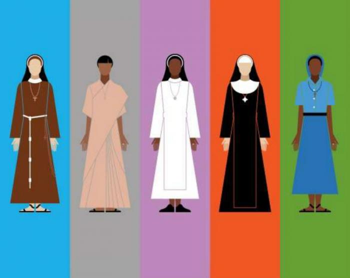An illustration from "Looking Good: a visual guide to the nuns