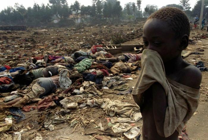 Rwanda received an apology for genocide.