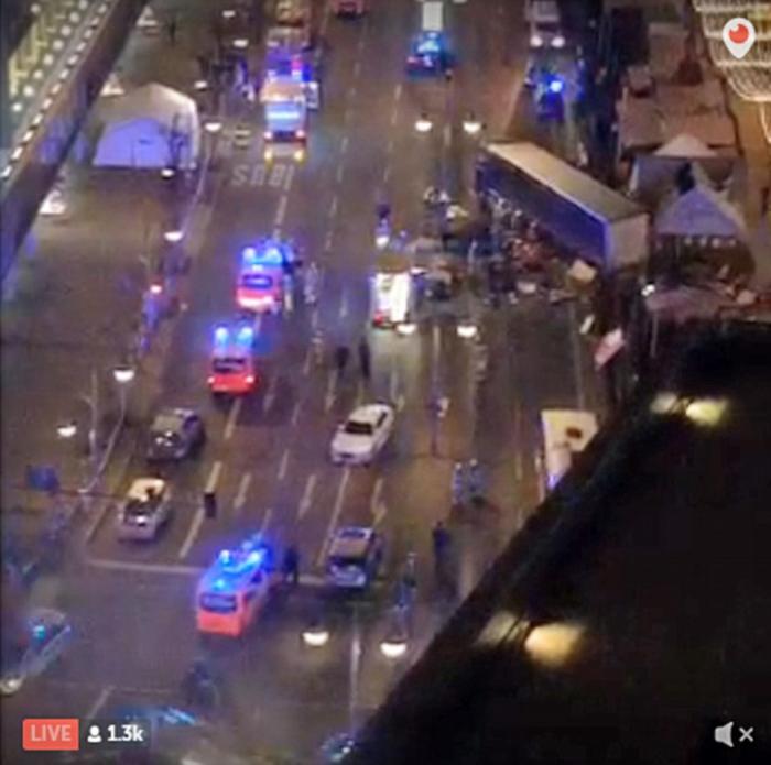 A terrorist drove a big rig truck into a crowded market in Berlin. A terrorist drove a big rig truck into a crowded market in Berlin.