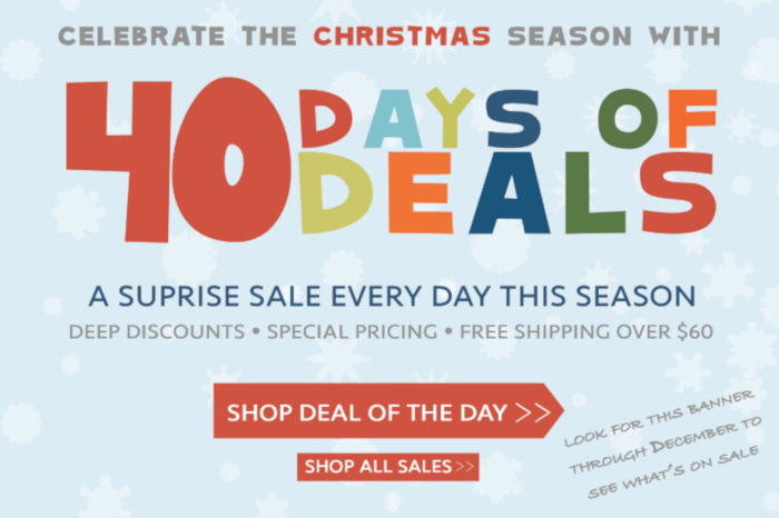 Celebrate the Christmas Season with 40 Days of Deals