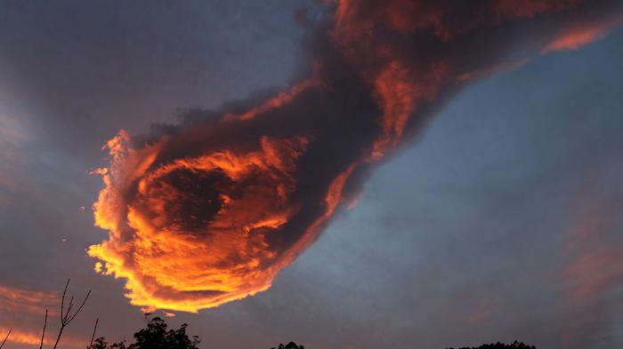 God in the clouds 