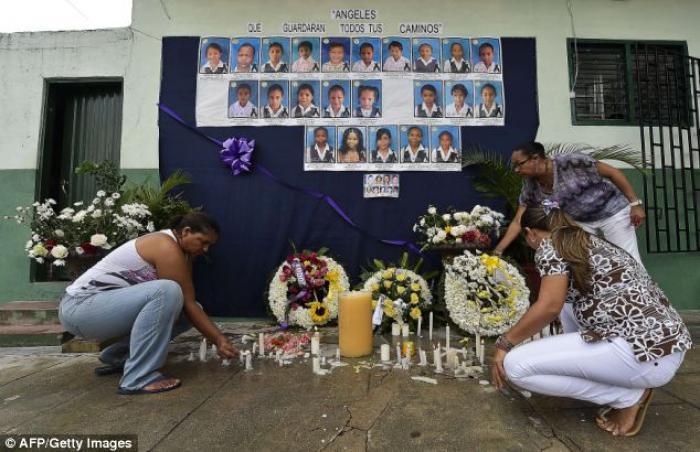 The president of Colombia has declared a national day of mourning after 32 children were killed in a The president of Colombia has declared a national day of mourning after 32 children were killed in a