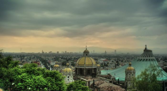 The Basilica of Our Lady of Guadalupe is founded near where a apparition is believed to have appeare The Basilica of Our Lady of Guadalupe is founded near where a apparition is believed to have appeare