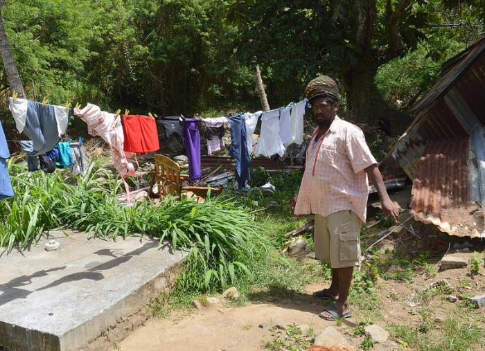 The storm on Christmas Eve, 2013, slammed the Caribbean nation of Saint Vincent and the Grenadines. The storm on Christmas Eve, 2013, slammed the Caribbean nation of Saint Vincent and the Grenadines.