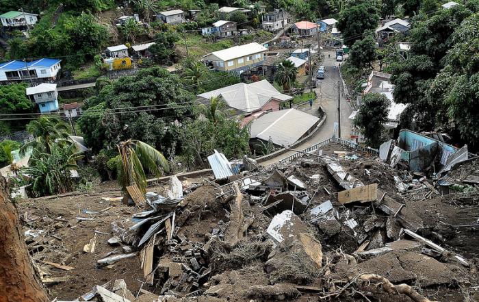The storm on Christmas Eve, 2013, slammed the Caribbean nation of Saint Vincent and the Grenadines. The storm on Christmas Eve, 2013, slammed the Caribbean nation of Saint Vincent and the Grenadines.